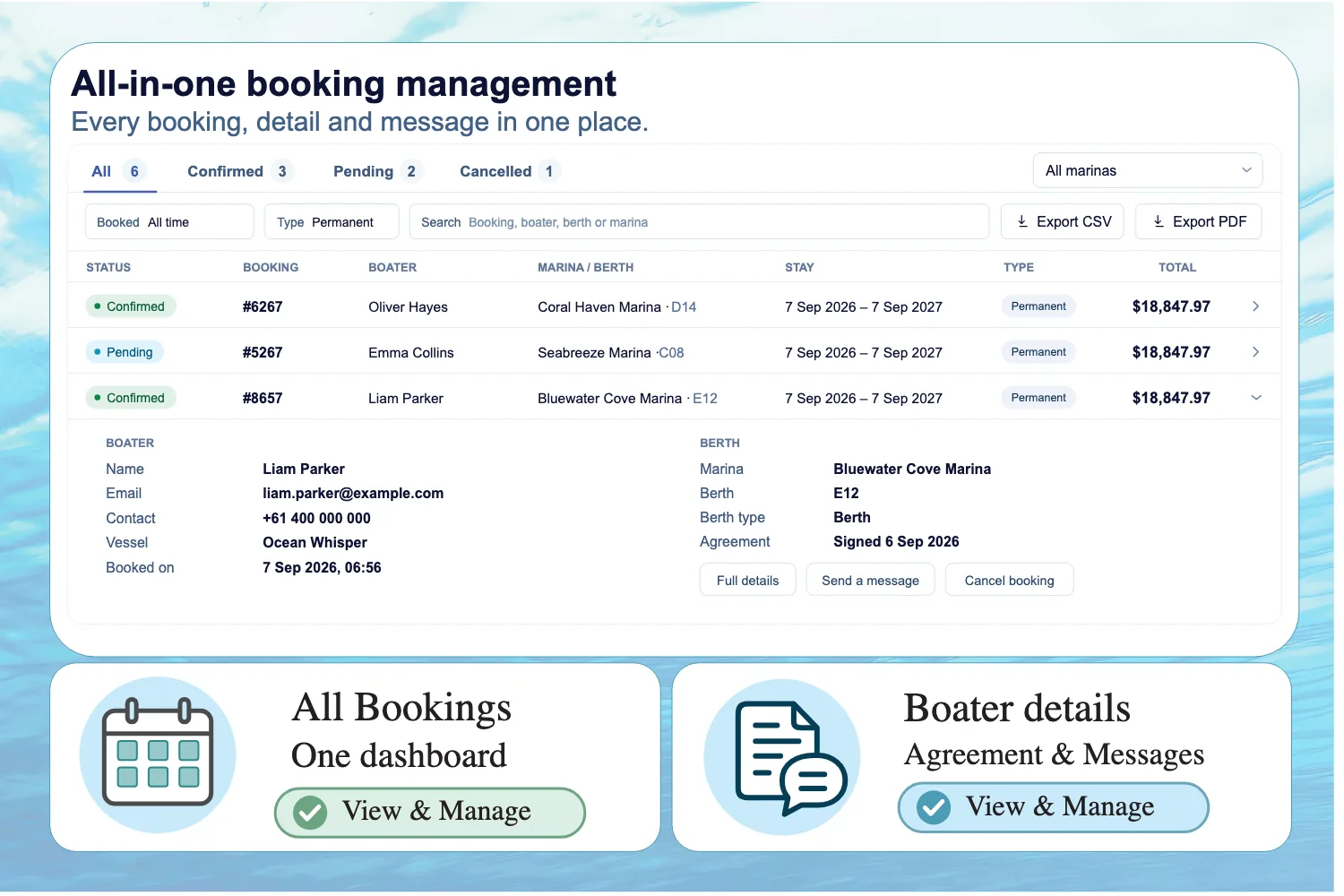 Booking Management